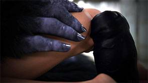 anita and gorilla | full hd 1080p exclusive | anita by silico3d