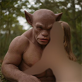 teen and creatures 03 | full hd 1080p 60fps exclusive | ai generated video by silico3d