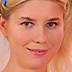 the young blonde has space in her anus but she doesn't really like it